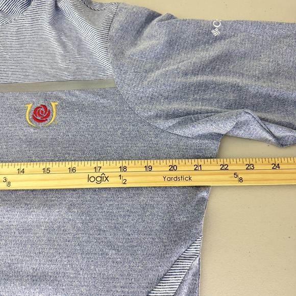 Columbia Pullover Womens 2XL Blue Churchill Downs Kentucky Derby 148 OmniWick - Picture 7 of 11